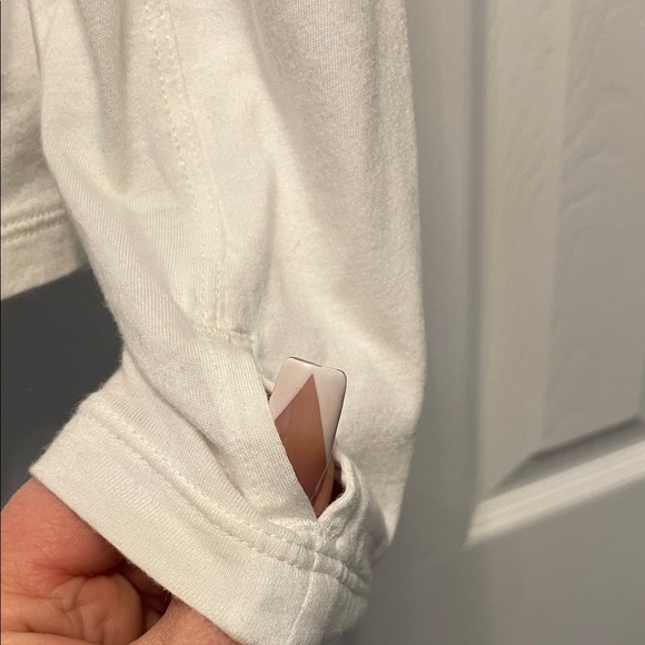Under Armour White Hoodie with Blue Accents - Picture 4 of 5